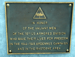 A tribute to the 10th Armored Division.