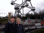 Hanne and I at Mini-Europe.