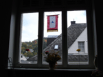 Deployment banner my wife placed in the window of our home.