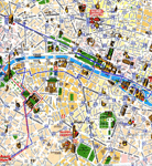 Map of Paris