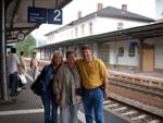 At the bahnhof.