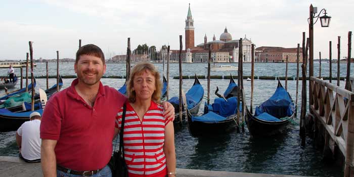 Hanne and I in Venezia.