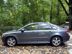 The Volvo at the Dietzen Wald.